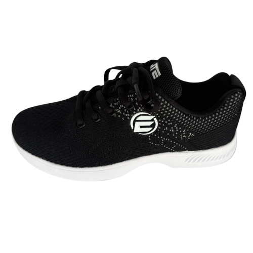 ELITE Women's Comfortable Lace-Up Black Bowling Shoes - Perfect for League Play, Casual Bowling & Tournament Performance