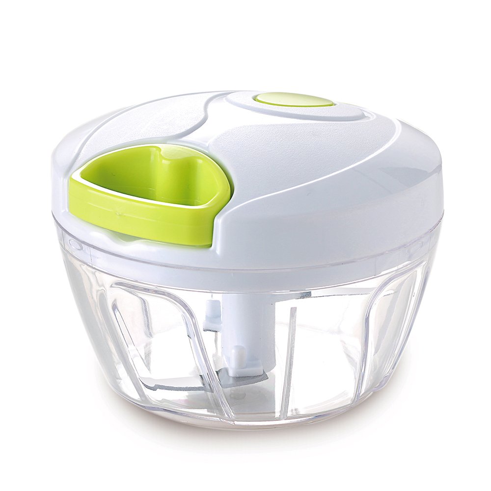 Vinipiak Manual Food Chopper - Hand Pull Vegetable Cutter for Onions, Fruits, Nuts & Herbs | Kitchen Gadget for Salsa, Salad, Baby Food Prep & Cooking | Durable Food Processor & Blender Alternative