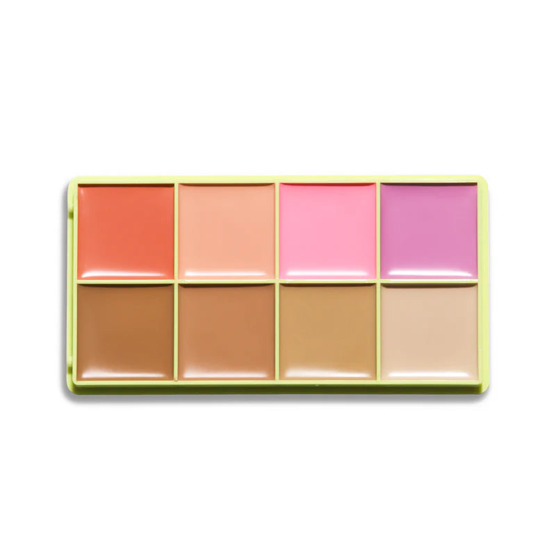 Cream Contour & Blush Makeup Palette by Mitchell - Professional Cream Contouring & Blush Kit for Flawless Face Sculpting | Perfect for Everyday Makeup, Special Occasions & Professional Makeup Artists