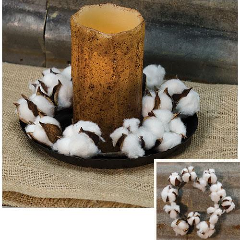 6-Pack Country Cotton Ball Rings for Women - Soft & Comfortable Hair Accessories for Everyday Wear, Parties & Weddings