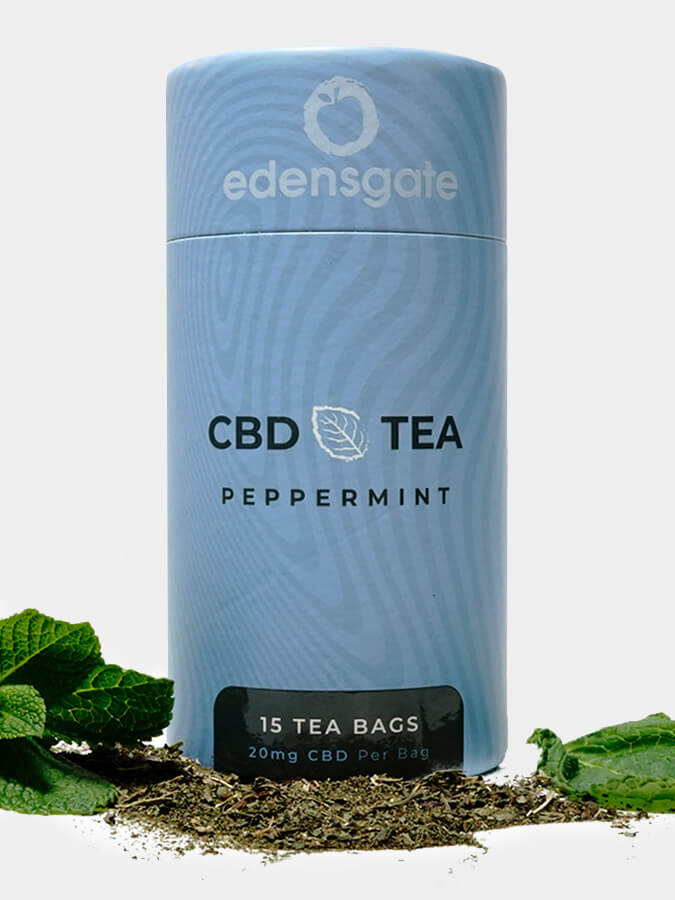 Premium Organic CBD Tea for Relaxation & Stress Relief - Natural Herbal Infusion with Cannabidiol - Perfect for Evening Wind Down & Wellness Routine