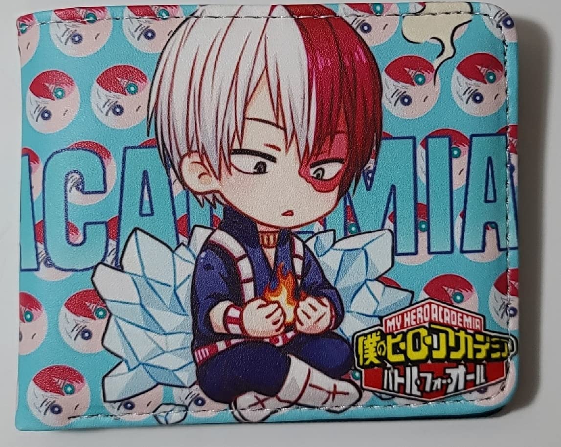 Re:ZERO Starting Life in Another World Anime Cosplay PU Leather Wallet - Stylish Cartoon Character Design (Todoroki Shoto from My Hero Academia) | Perfect for Anime Conventions, Cosplay Events & Everyday Use