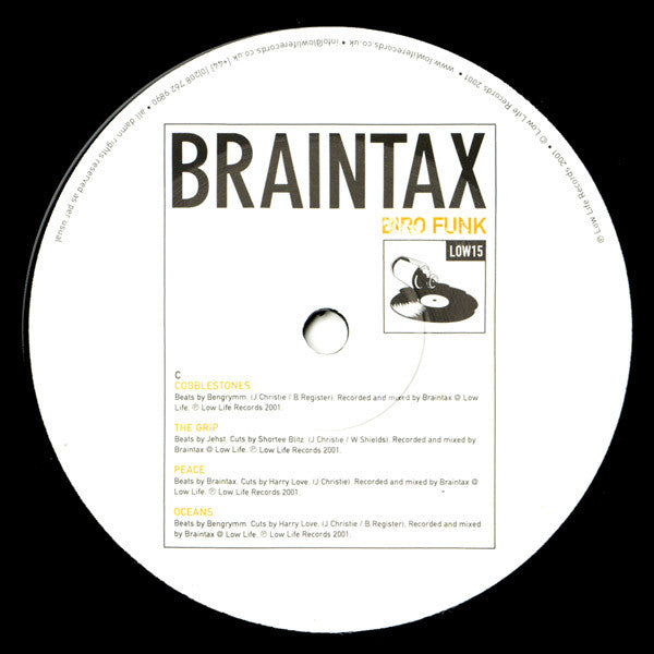 Braintax Biro Funk 2x12 Vinyl LP - Limited Edition Hip Hop Record by Low Life Records | Perfect for DJs, Collectors & Music Enthusiasts