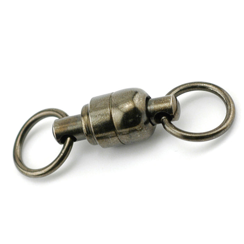 AFW Ball Bearing Barrel Swivel - High Strength Fishing Swivels for Saltwater & Freshwater - Perfect for Trolling, Casting & Bottom Fishing