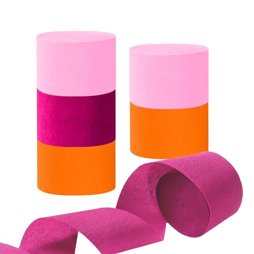 Rose Red,light Pink and Orange
