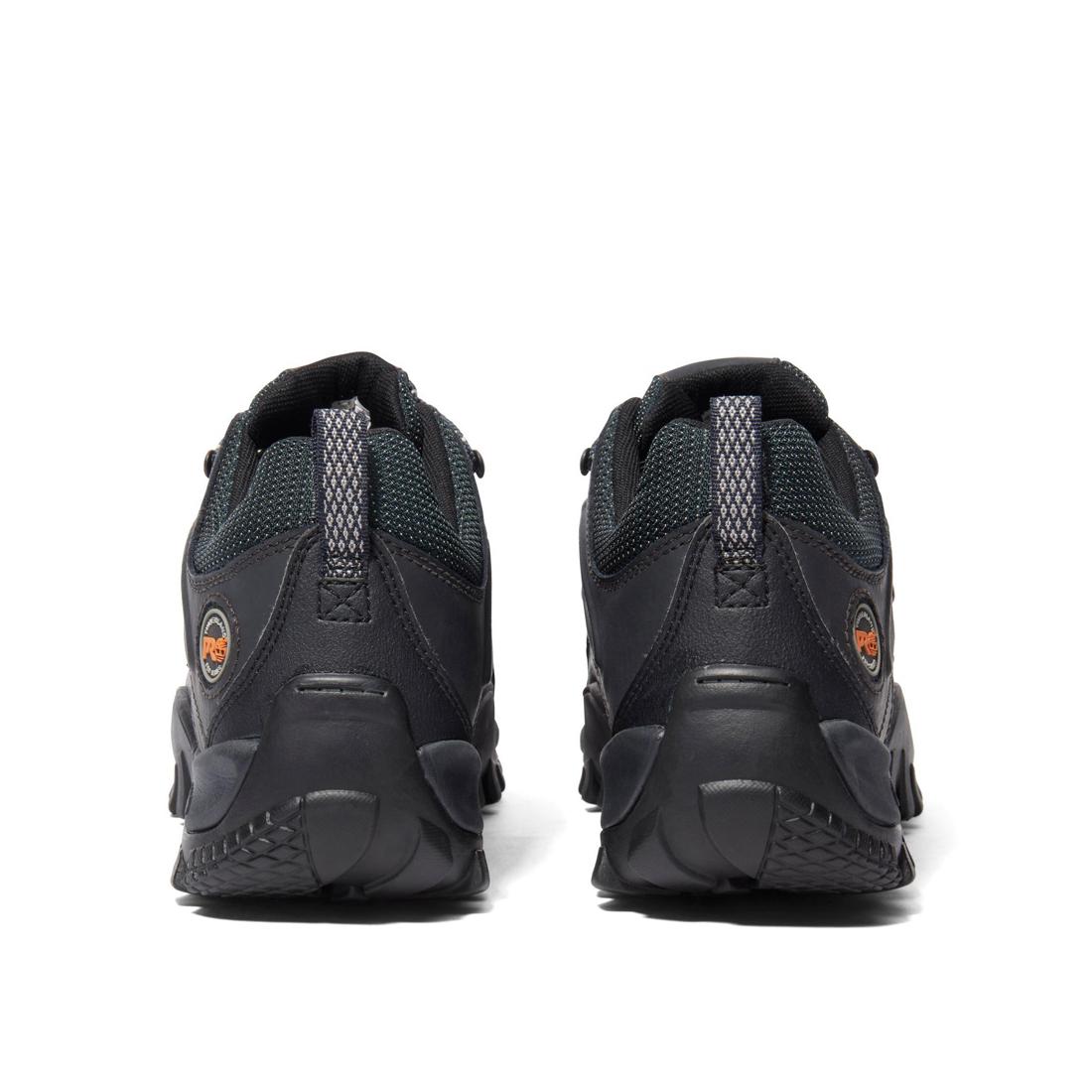 Steel Toe Work Boots for Men - Black Mudsill Safety Shoes - Durable & Comfortable for Construction, Warehouse & Outdoor Work