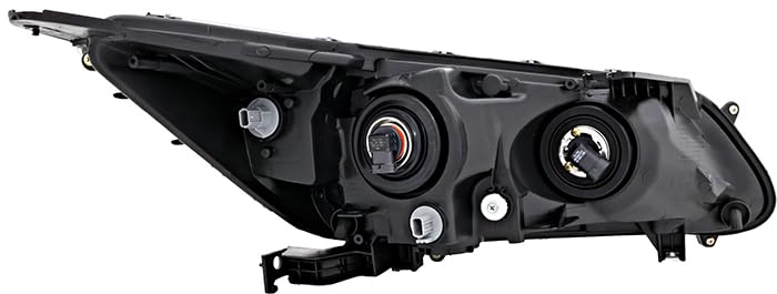 Honda Accord Sedan EX-L/TOURING V6 3.5L Halogen Headlight Assembly - Driver Side Left for 2013 2014 2015 Models | Perfect for Night Driving & Replacement