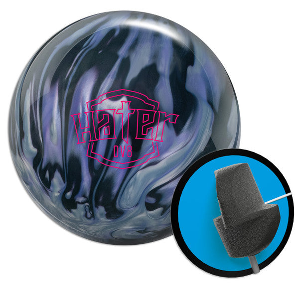 DV8 Hater Pearl Bowling Ball - High Performance Reactive Resin for Strikes & Spares | Perfect for League Play & Tournaments