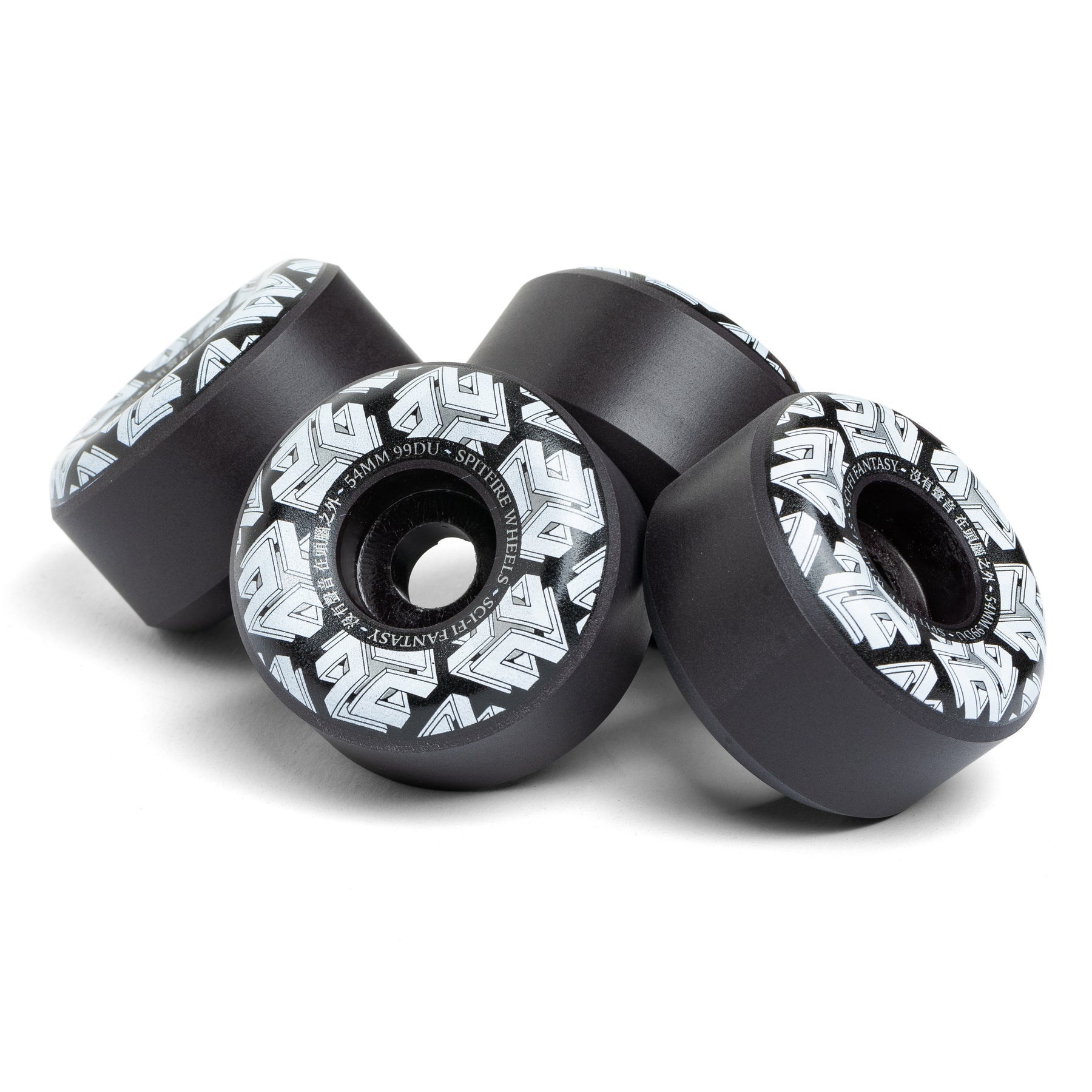Dyson Sci-Fi Fantasy F4 99 Wheels 54mm - Black High-Performance Skateboard Wheels for Sci-Fi and Fantasy Themed Skateboarding