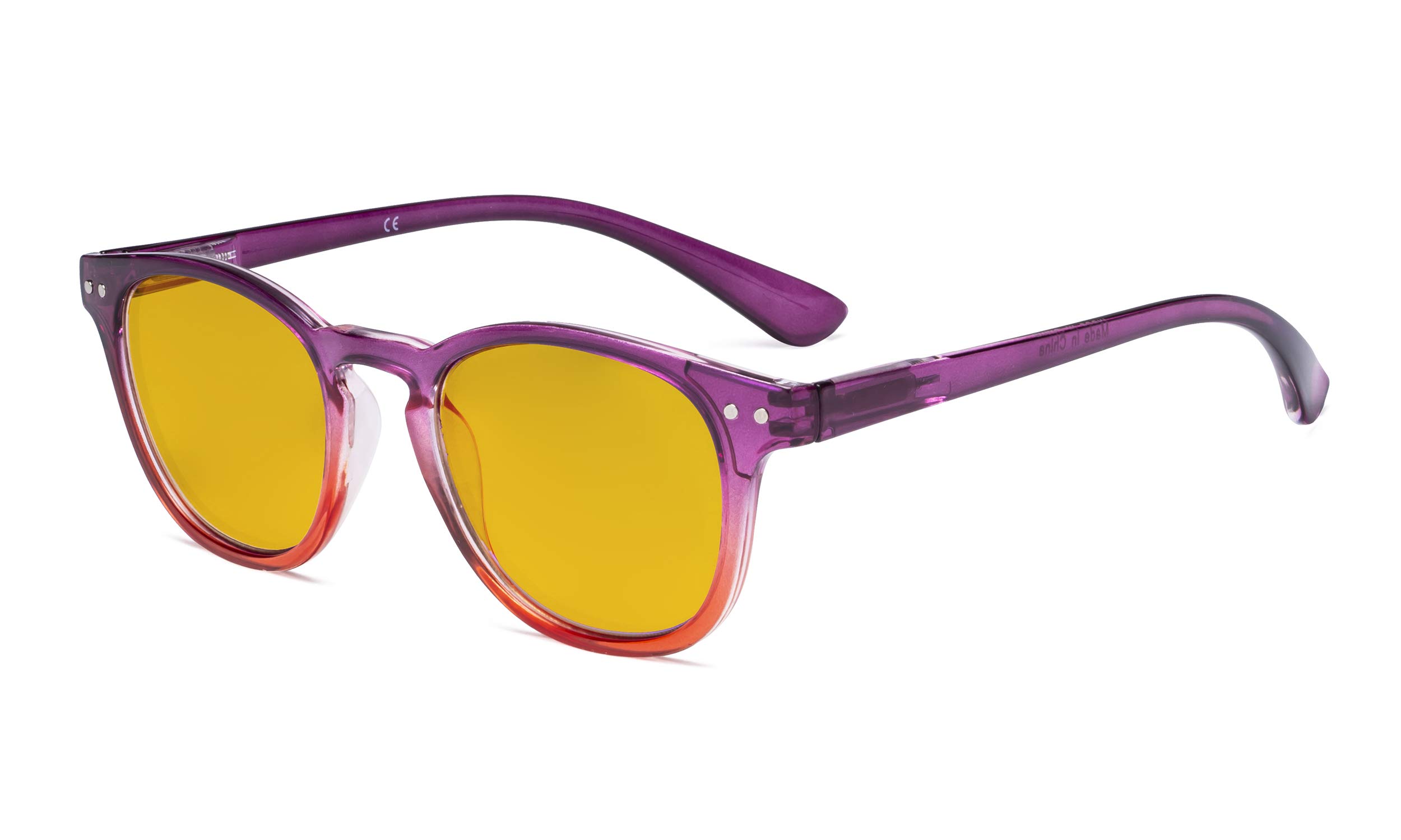 Blue Light Blocking Glasses for Women - Anti Eye Strain Computer & Reading Glasses for Work & Screen Time