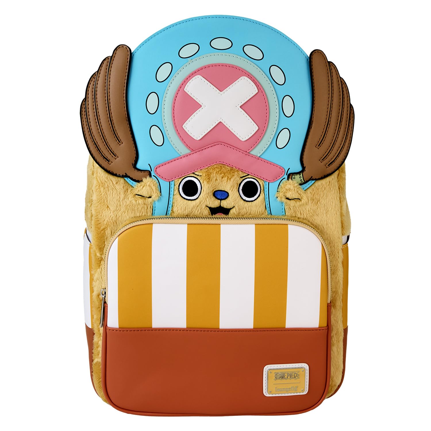 Loungefly One Piece Chopper Cosplay Full-Size Backpack - Anime Lovers Collection for School, Travel & Comic Con Accessories