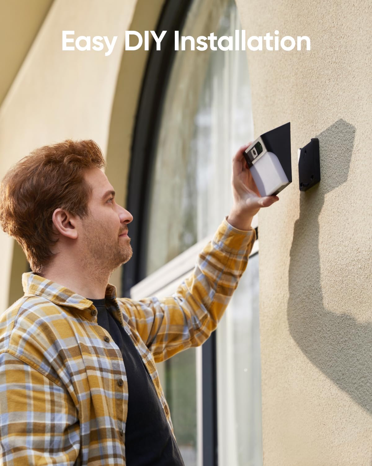 eufy Security Solar Wall Light Cam S120 - 2K Wireless Outdoor Security Camera with Forever Power, Motion Activated Light & AI Detection | IP65 Waterproof Solar Spotlight Camera, No Monthly Fees (Renewed) - Perfect for Home Security, Backyard Monitoring & Nighttime Property Protection