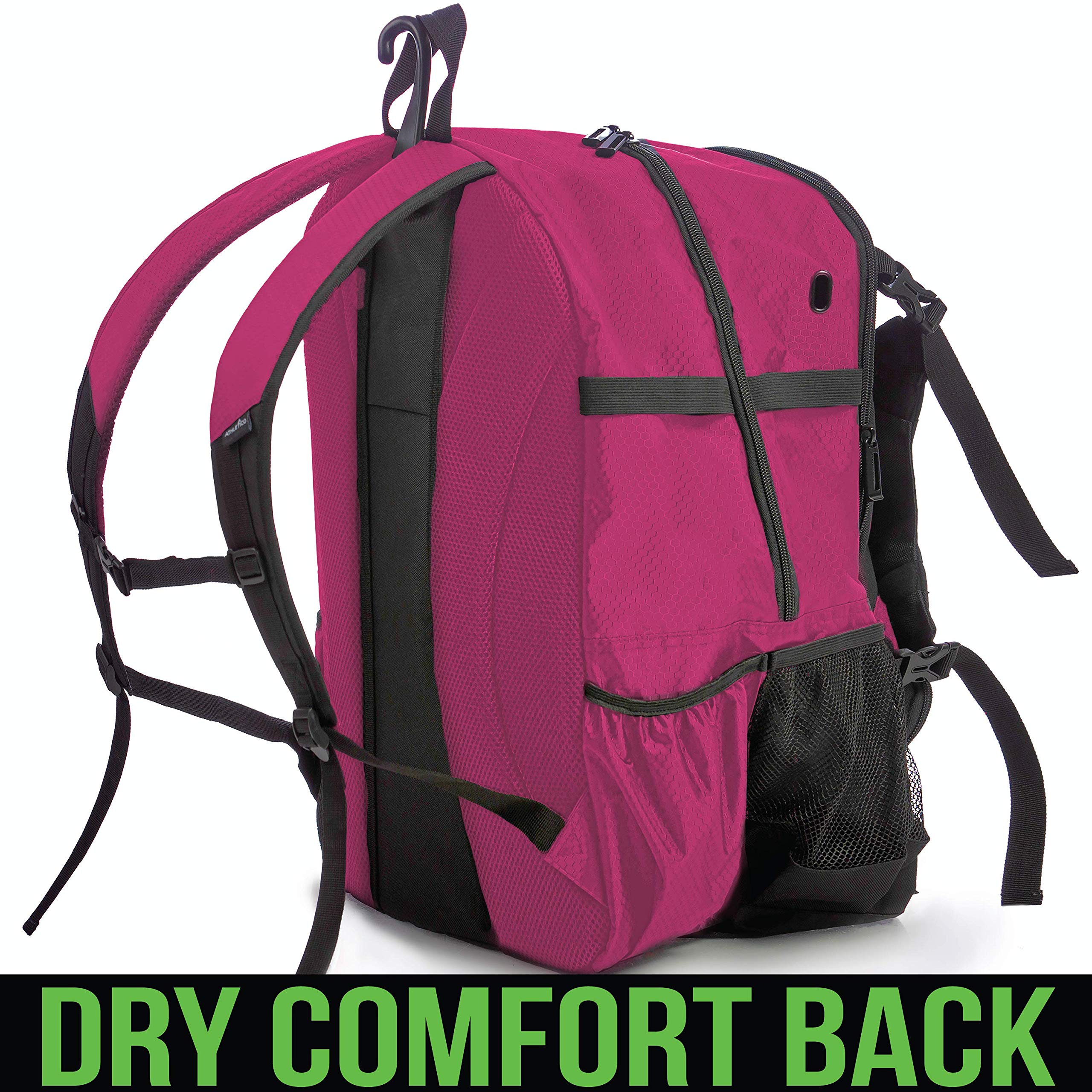 Athletico Advantage Baseball Backpack with External Helmet Holder - Durable Baseball & Softball Equipment Bag for Youth & Adults | Holds Bat, Helmet, Glove & Cleats | Perfect for Games, Practice & Travel