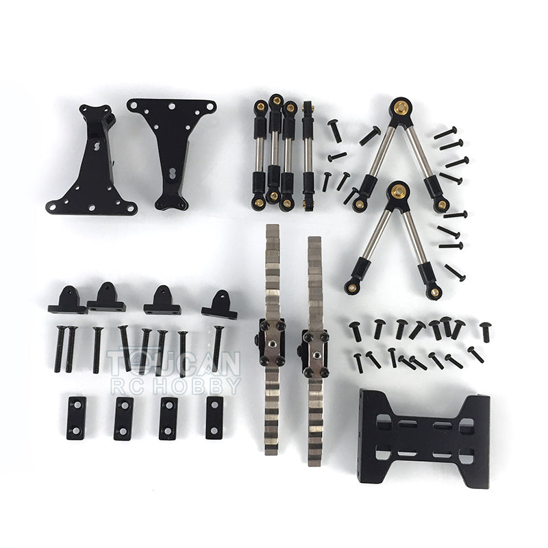 1/14 Scale Metal Rear Suspension Assembly for Tamiya DIY Tractor Truck & Trailer Car Models - Heavy Duty Upgrade Part for RC Crawlers & Scale Truck Builders (Off-Road, Crawling, Scale Modeling)