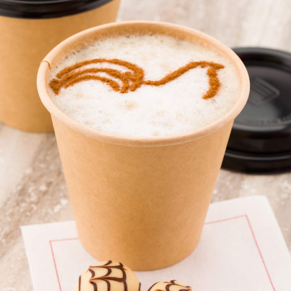 Eco-Friendly 8 oz Brown Paper Coffee Cups - 1000 Pack, Unbleached, Recyclable, Leak-Resistant Rolled Rim, Single Wall, No Artificial Dyes | Perfect for Restaurants, Cafes, Offices, and Events