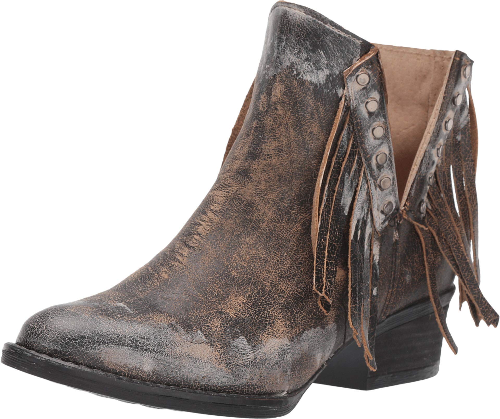 Corral Boots Q5089 Women's Black Cowboy Boots Size 8 B (M) - Perfect for Western Rides, Country Concerts & Fashion Outfits
