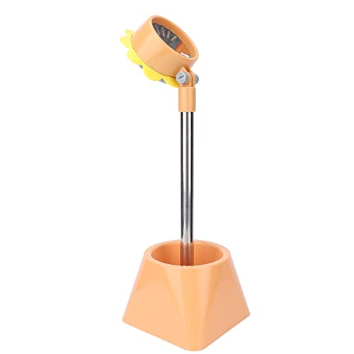 Hands-Free Adjustable Hair Dryer Stand with Heavy Base - 90° Flexible Blow Dryer Holder for Salon, Pet Grooming & Home Use (Yellow Belt Flowers Design)
