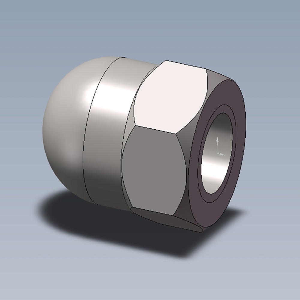 DC50-41 Cap Nut - High-Quality Stainless Steel Hex Nut for Automotive, Machinery & DIY Projects - Corrosion Resistant & Durable Fastener