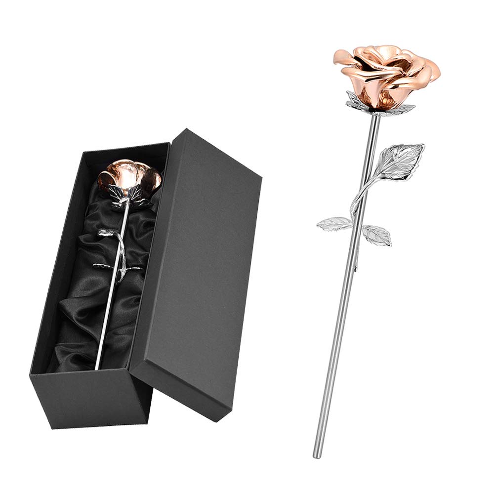 Stainless Steel Cremation Jewelry for Ashes - Memorial Urn Keepsake with Rose Flower Design - Multifunctional Funeral Decoration (Silver & Rose Gold) | Perfect for Honoring Loved Ones, Memorial Services & Keepsake Gifts