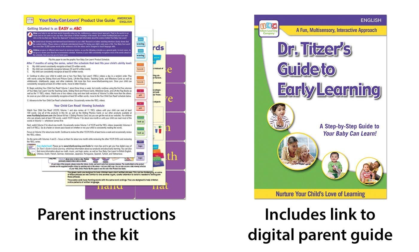 Your Baby Can Learn! Deluxe Educational Kit for Early Childhood Development - Perfect for Home Learning and Montessori Activities