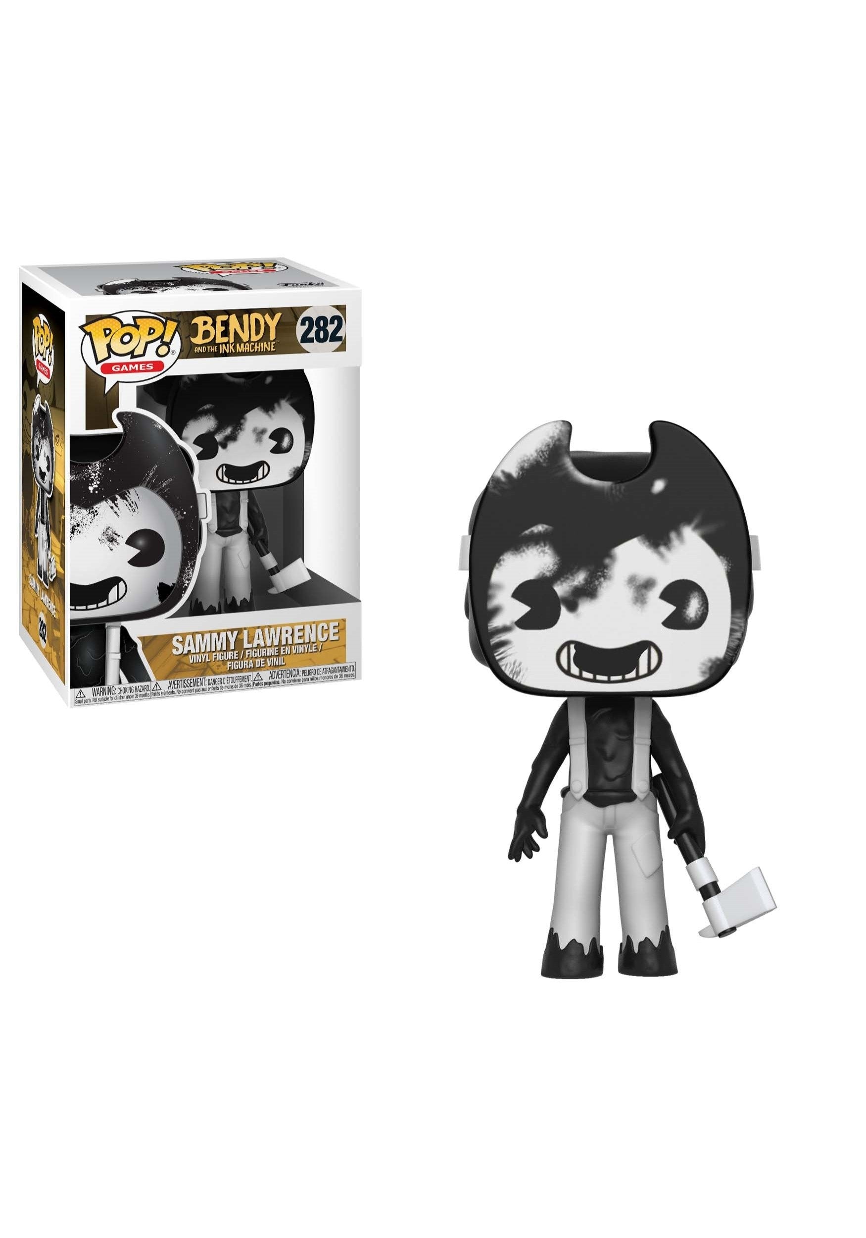 Bendy and the Ink Machine Sammy Lawrence #282 Pop Vinyl Figure - Collectible Funko Pop! - Perfect for Gaming Fans & Horror Collectors - Great for Display, Gifts, and Themed Decor