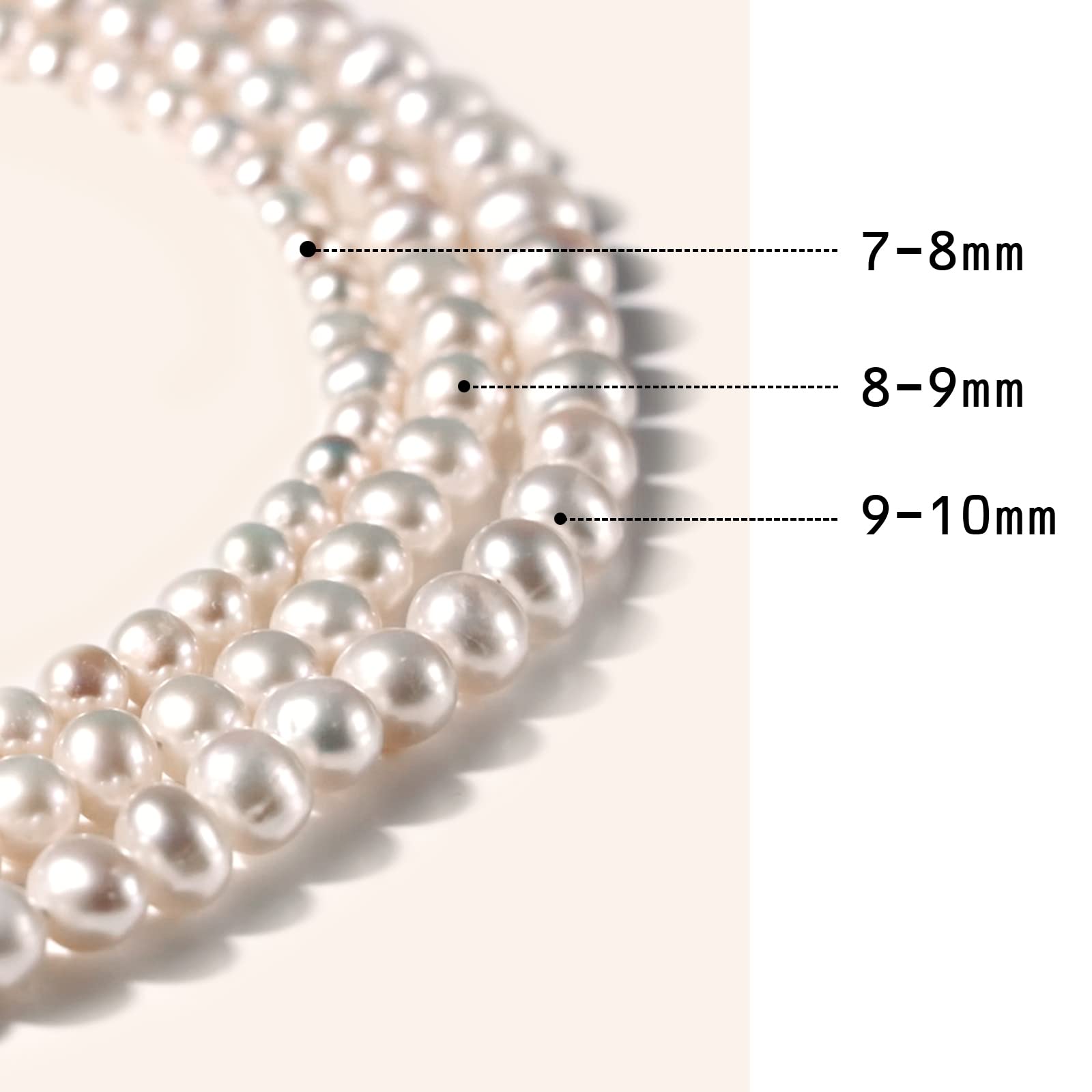 Real Pearl Necklace with Heart Clasp - Elegant Jewelry Gift for Women