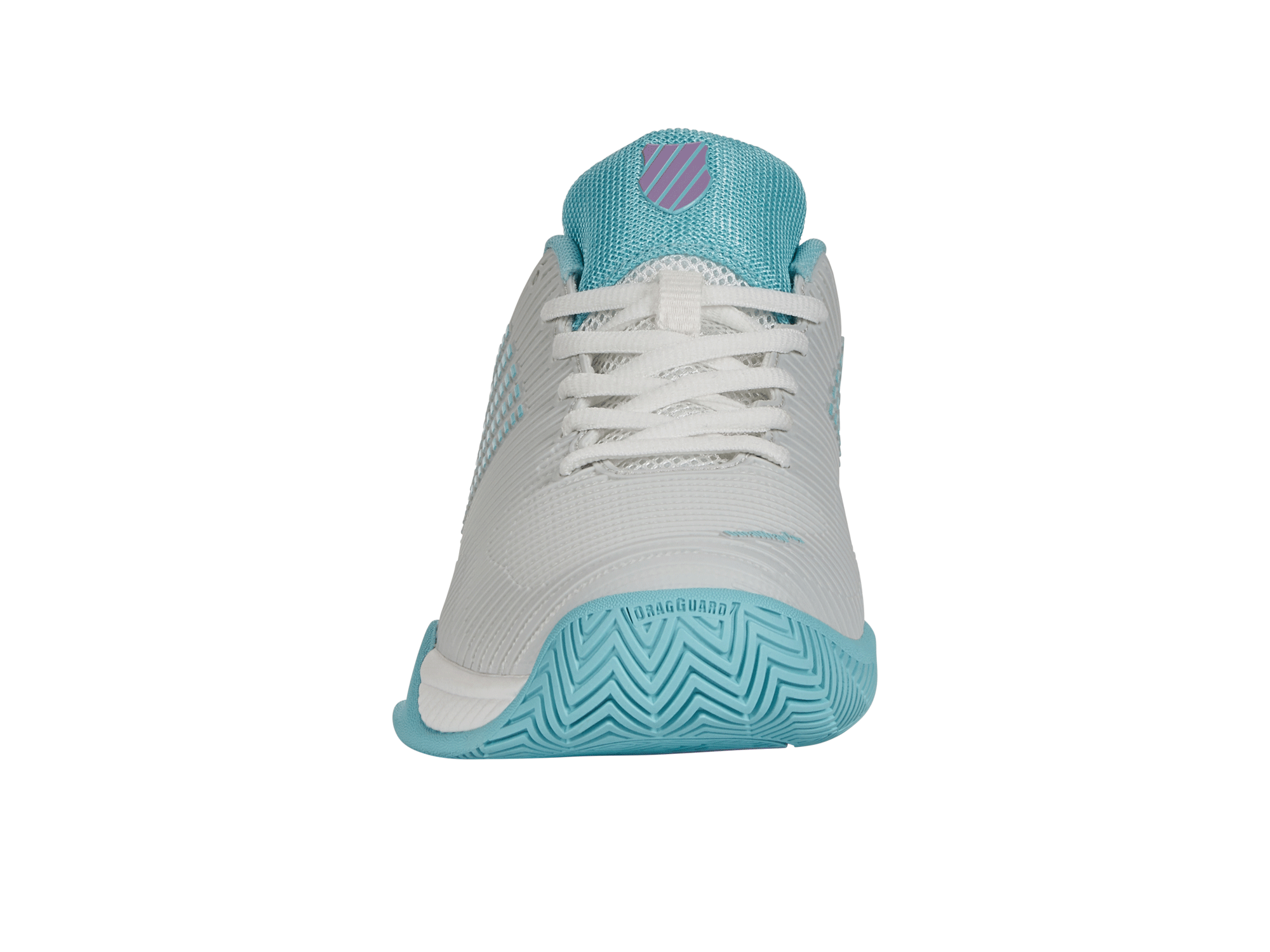 Hypercourt Express 2 Tennis Shoes for Women - Brilliant White/Angel Blue/Sheer Lilac | Lightweight & Breathable Court Sneakers | Perfect for Tennis, Pickleball & Casual Wear