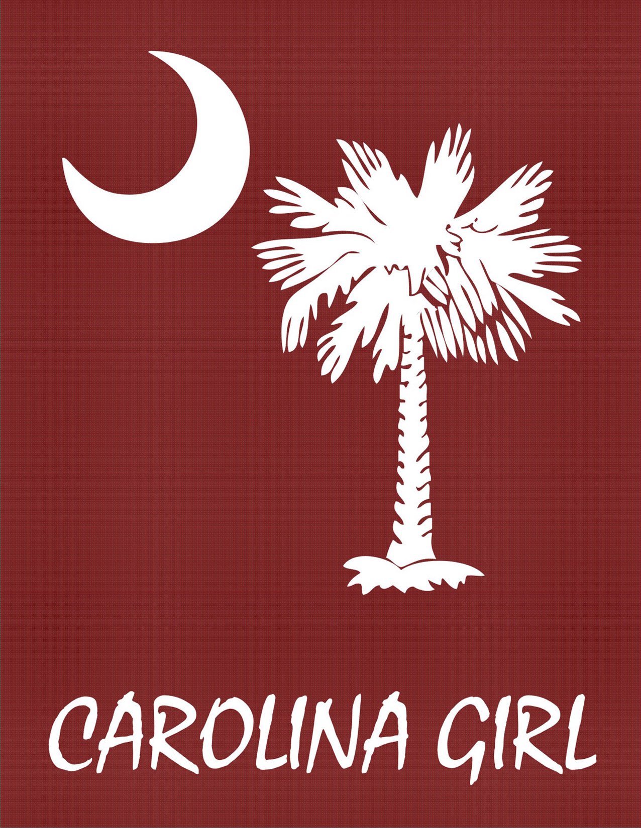 Carolina Girl Palmetto & Moon T-Shirt - Cahoon's Closet Brand - Soft Cotton Graphic Tee for Women | Perfect for Southern Style, Beach Outings & Casual Wear