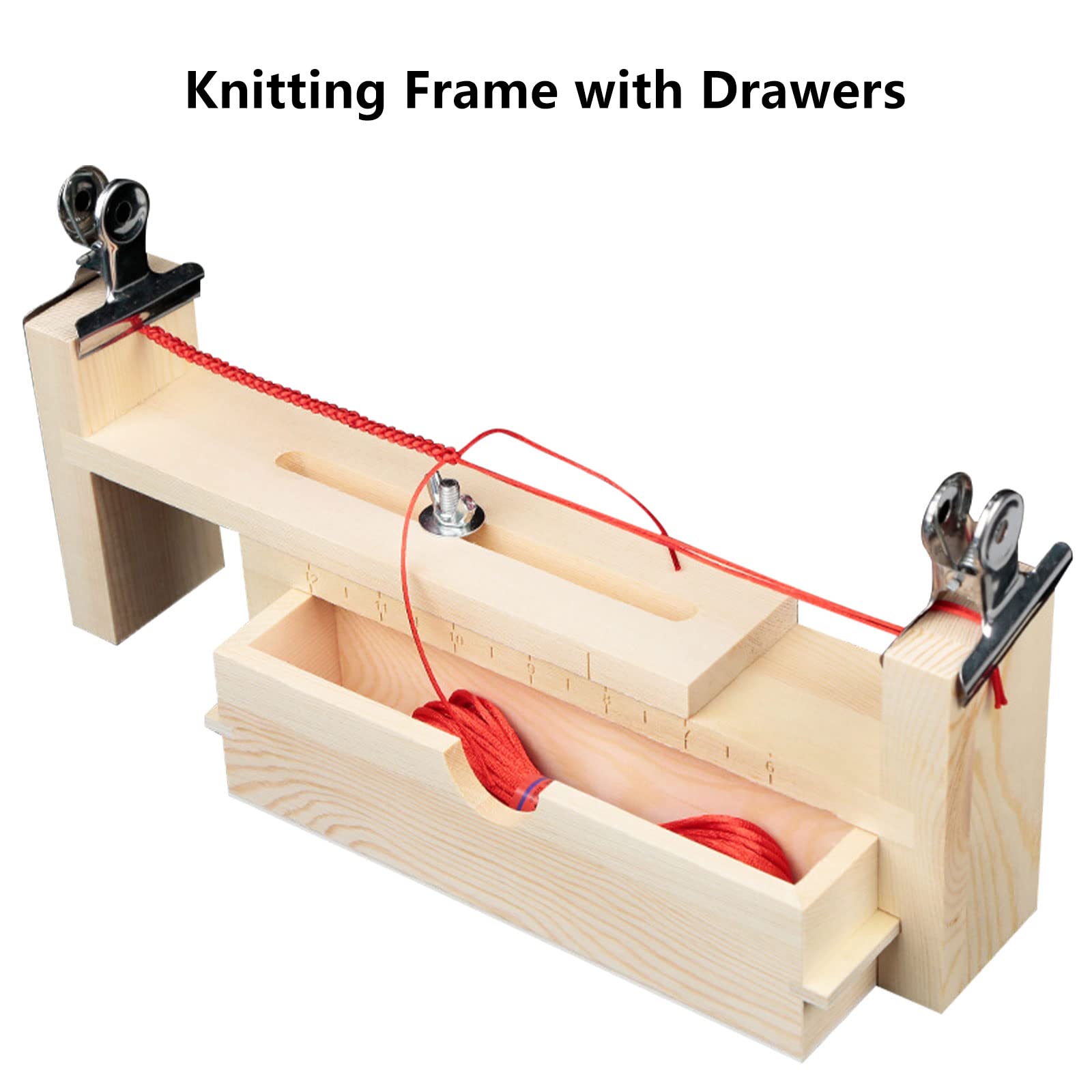 Paracord Bracelet Maker Kit - Wooden U-Shape DIY Jig with Clear Scale & 2 Clamps for Handcrafting Survival Bracelets (Style 3) | Perfect for Outdoor Adventures, Camping & Emergency Preparedness