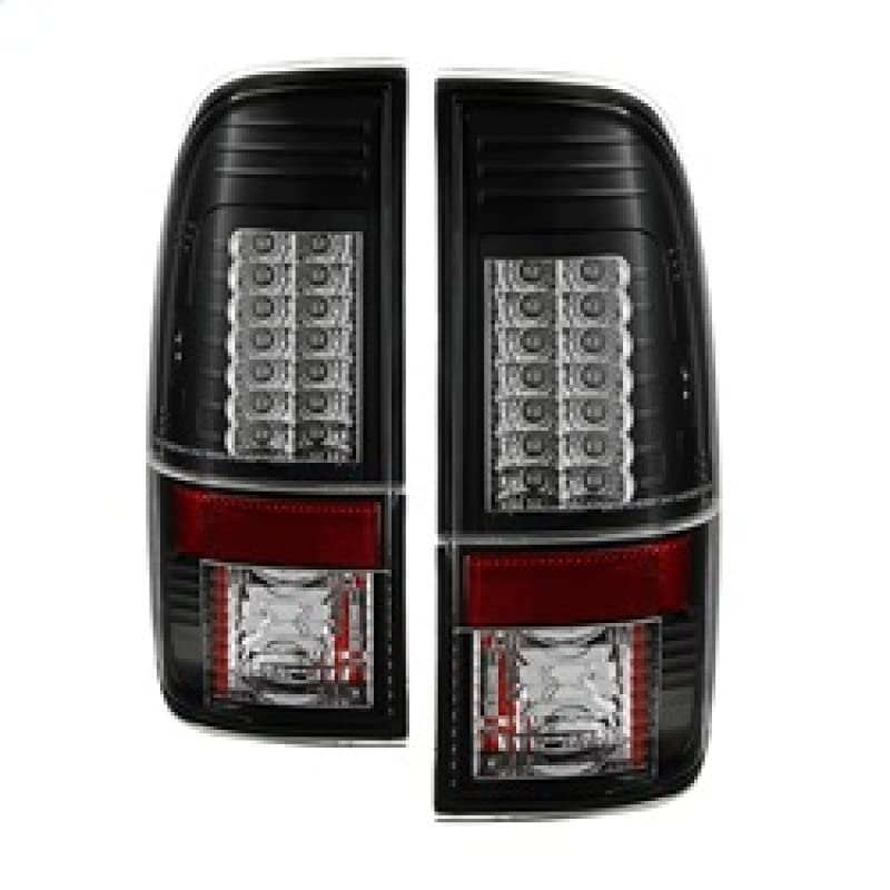 Spyder Auto 5029188 LED Tail Lights Black/Clear - High-Performance Brake Lights for Trucks & SUVs