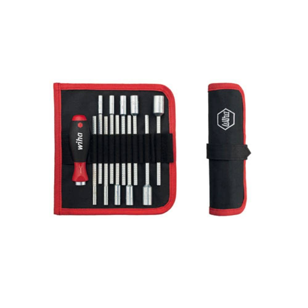 Wiha U106T12 System 6 Allen Key Bit Set - 12 Piece Precision Hex Key Set for Professional Mechanics & DIY Projects | Perfect for Automotive, Bicycle & Furniture Assembly