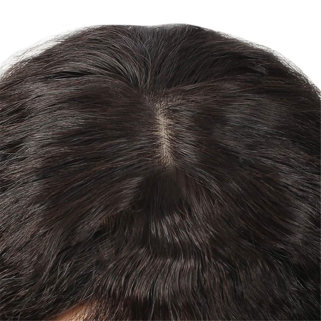 100% Real Human Hair Topper for Women - Clip-in 3