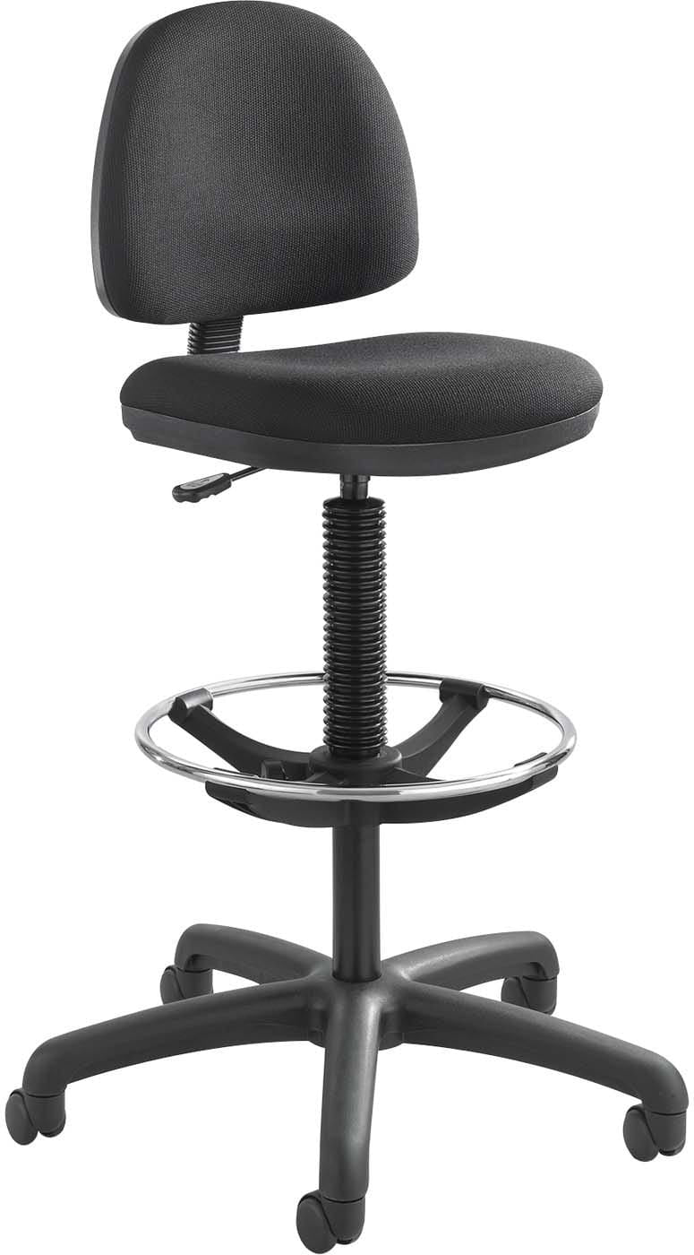 Precision Extended Height Chair Foot Ring - Black [3401BL] | Adjustable Support for Bar Stools & Tall Chairs | Perfect for Kitchen Islands, Home Bars & Office Desks