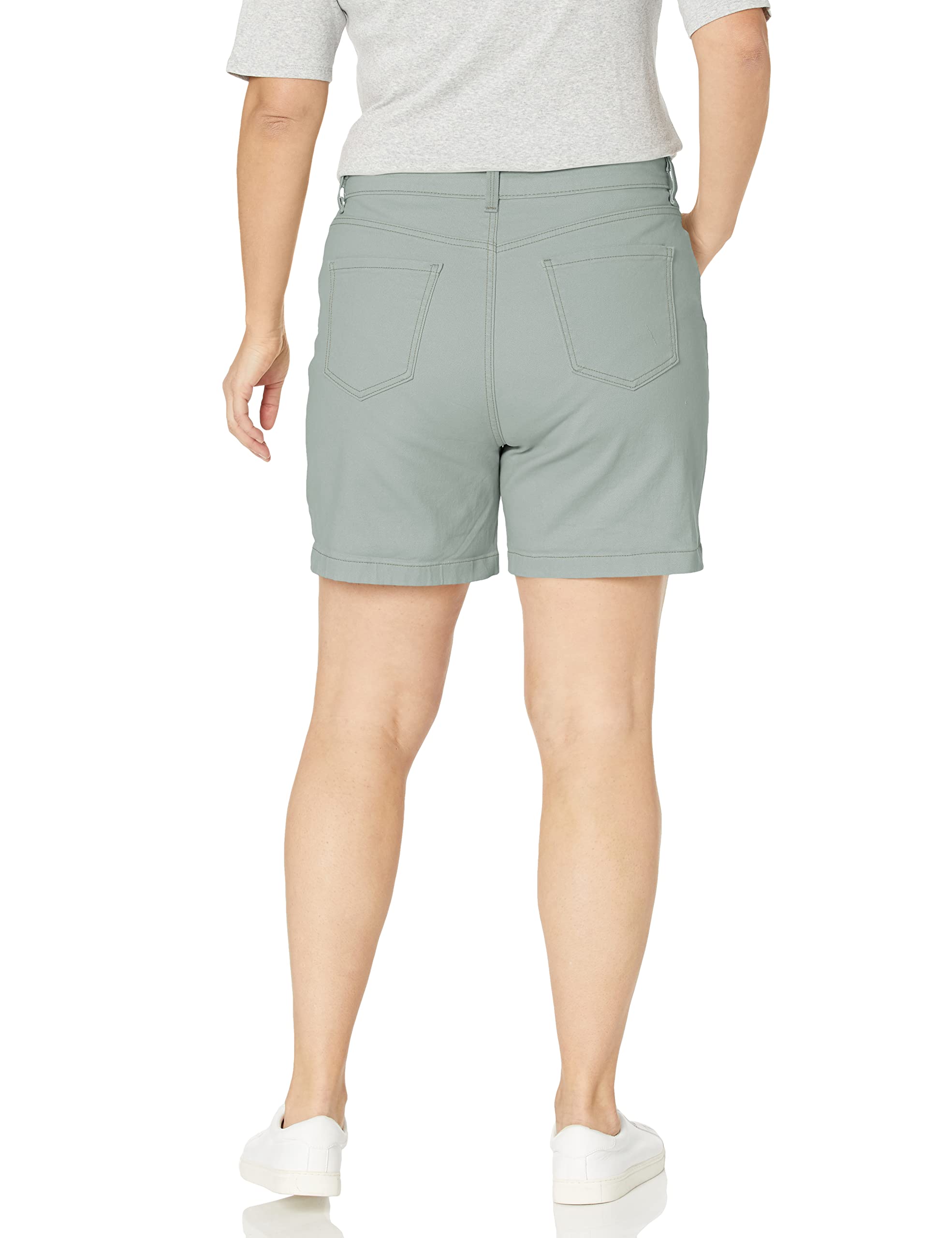 Gloria Vanderbilt Women's Amanda Classic Denim Shorts - Comfortable High Waist Jean Shorts for Casual Wear, Summer Outfits & Beach Vacations