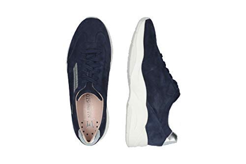 Mephisto Women's Rose Sneakers - Comfortable Casual Walking Shoes in Denim Blue, Size 6 M US - Perfect for Everyday Wear, Travel & Light Hiking