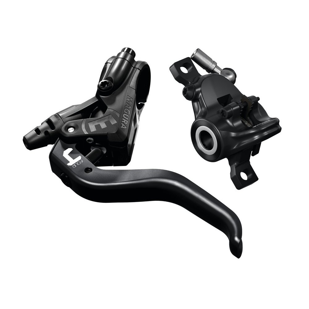 Magura MT4 2-Finger Aluminum Lightweight Bicycle Brake Lever - Left/Right Compatible, 2.2mm Cable, Single Brake System with Accessories (Black) | Perfect for Mountain Bikes, Road Bikes & BMX Cycling