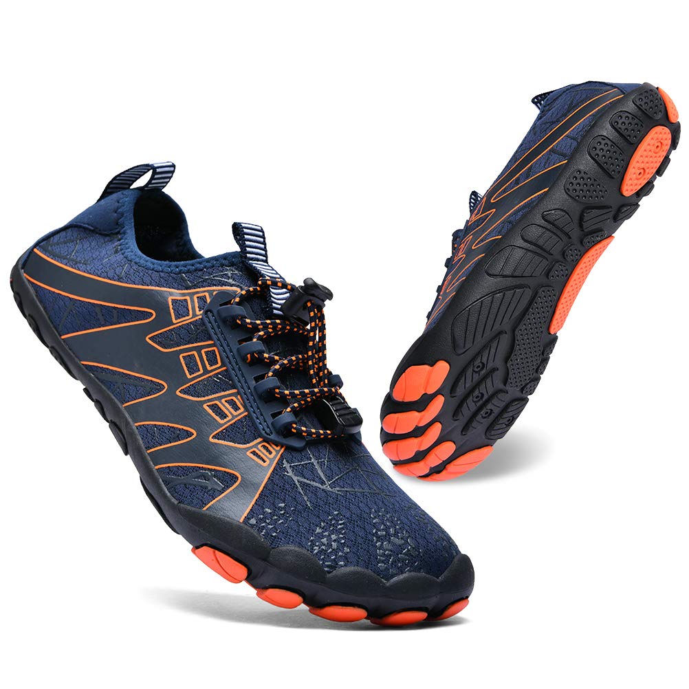 **XIDISO Men's & Women's Water Shoes - Lightweight Quick-Dry Barefoot Swim Shoes for Diving, Surfing, Aqua Socks - Ideal for Pool, Beach Walking, Yoga & Water Sports**