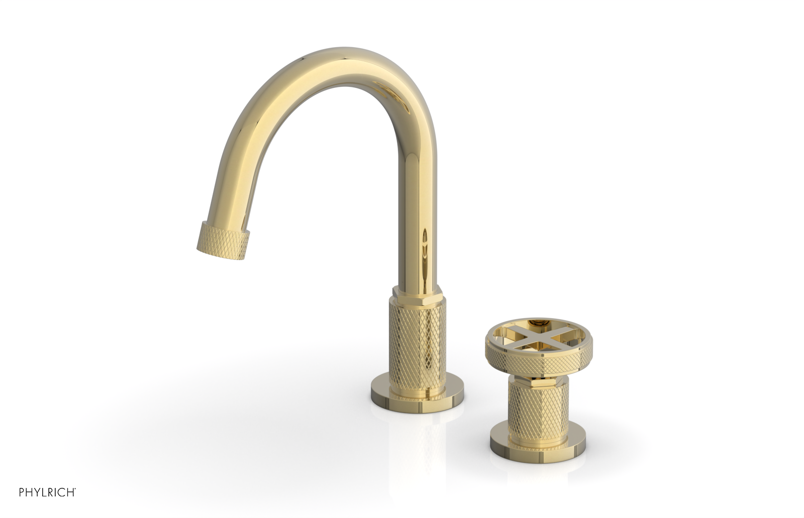DUSTRIE Single Handle Kitchen Faucet with High Spout and Cross Handle - Model 371-09 | Perfect for Modern Farmhouse & Industrial Style Sinks