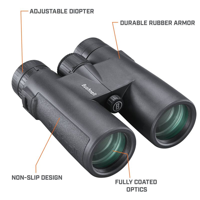 Bushnell 10x42mm Roof Prism Binoculars - Waterproof & Fog Proof for Hunting, Bird Watching, Hiking & Outdoor Adventures