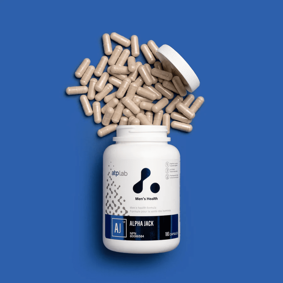 ATP Lab Alpha Jack - 180 VCaps - Premium Testosterone Booster for Men - Enhance Energy, Strength & Performance - Ideal for Workouts & Fitness Goals