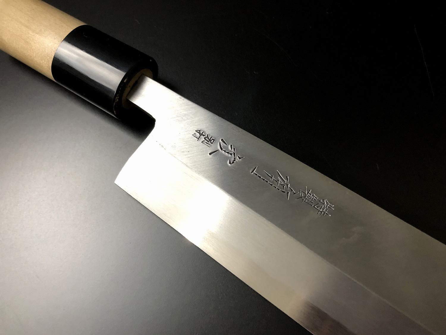 Premium Japanese ARITSUGU Unagisaki EEL Filleting Knife - 135mm Blue Steel Kitchen Knife with Personalization (5.31