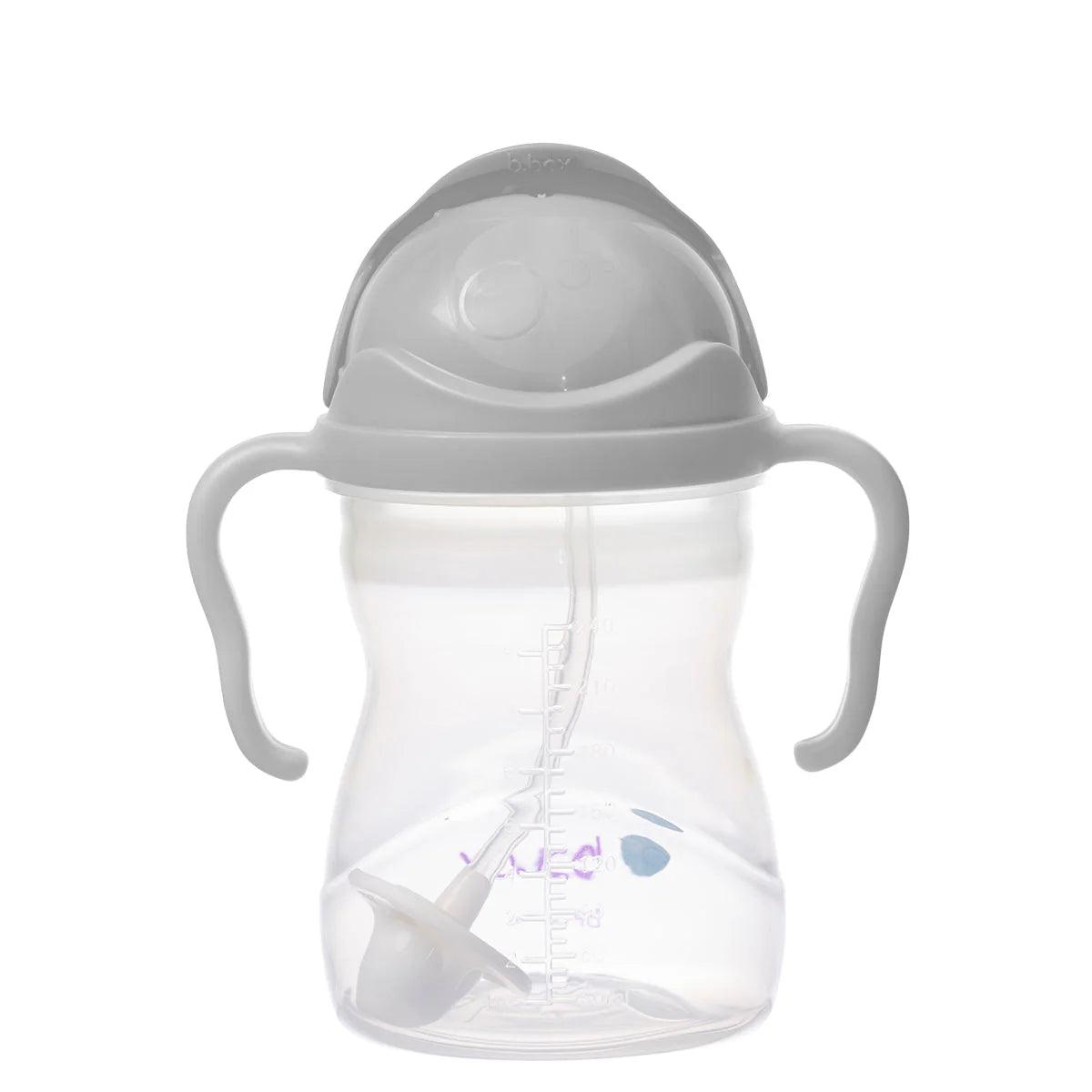 b.box Baby & Toddler Sippy Straw Cup 8oz/240ml - Leak Proof Spill Proof Drinking Cup for Infants & Kids - Perfect for Daycare, Travel & On-the-Go Hydration