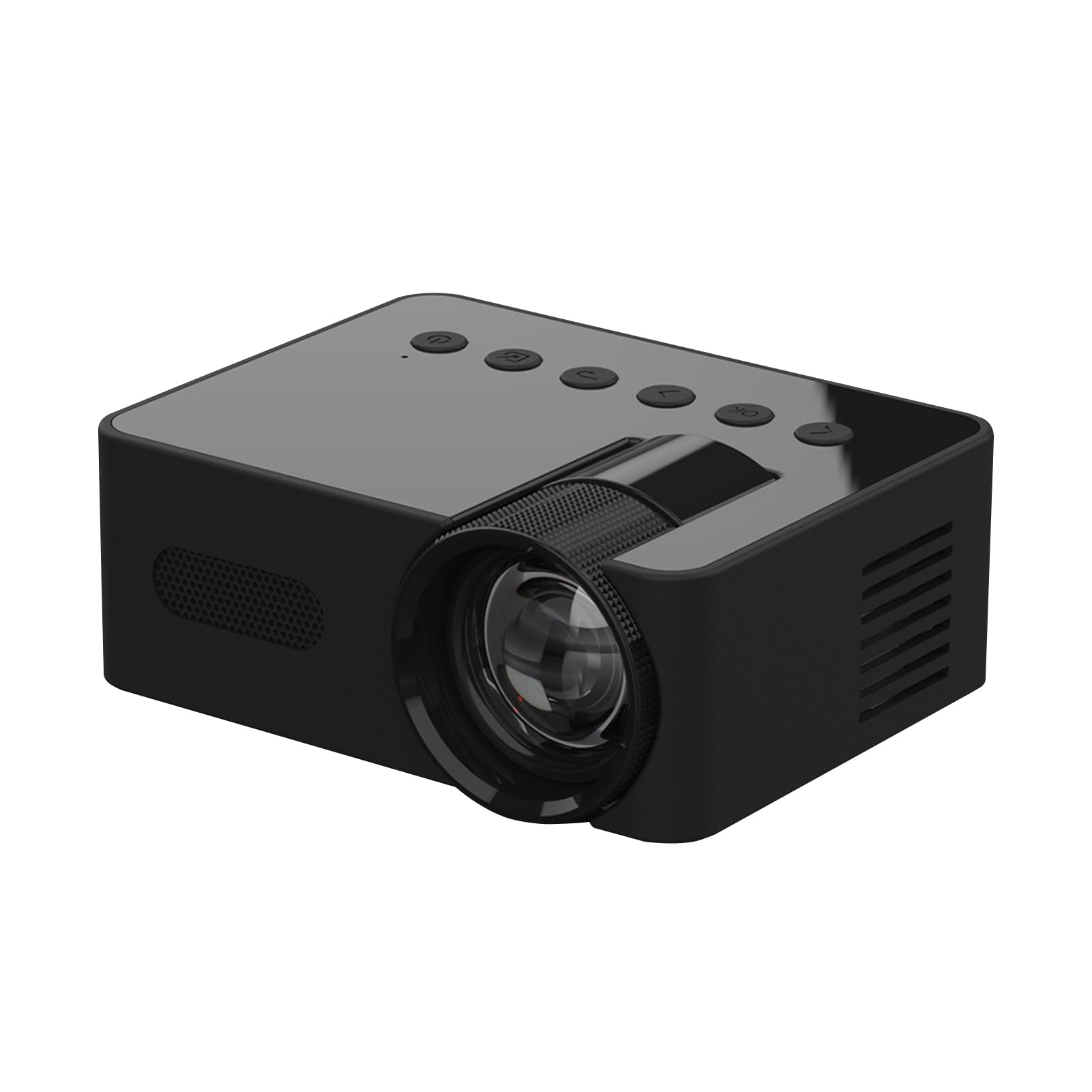 Hislaves Mini Projector - 1080P HD Portable Wireless Projector with Eye Protection for Home Theater, Bedroom, Outdoor Movies | Indoor & Outdoor Use for Camping, Backyard Parties, and Family Entertainment (Black)