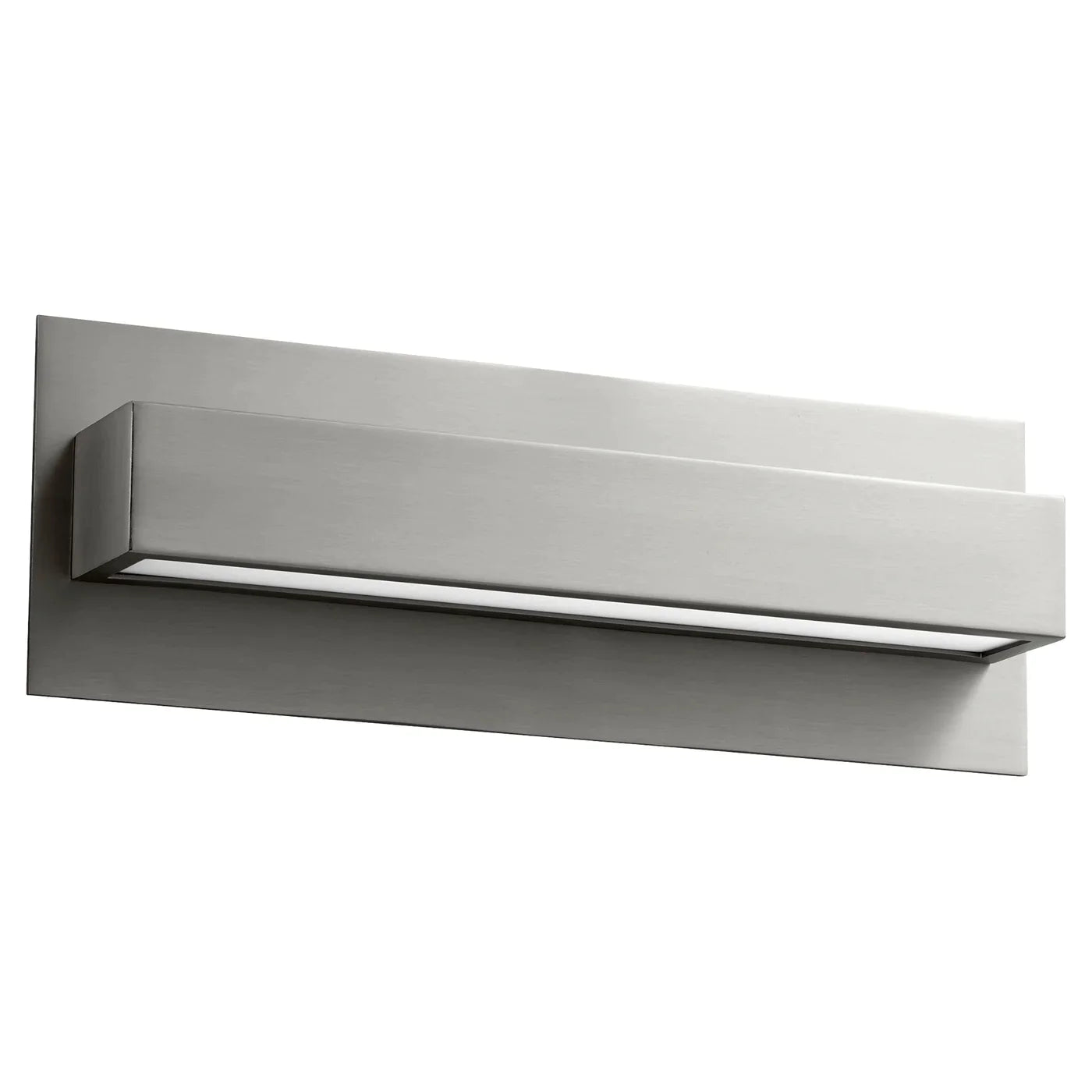 Oxygen Alcor 3 532 24 Wall Sconce LED Light Fixture - ADA Compliant Satin Nickel Finish | Modern Wall Lighting for Bedroom, Hallway & Bathroom