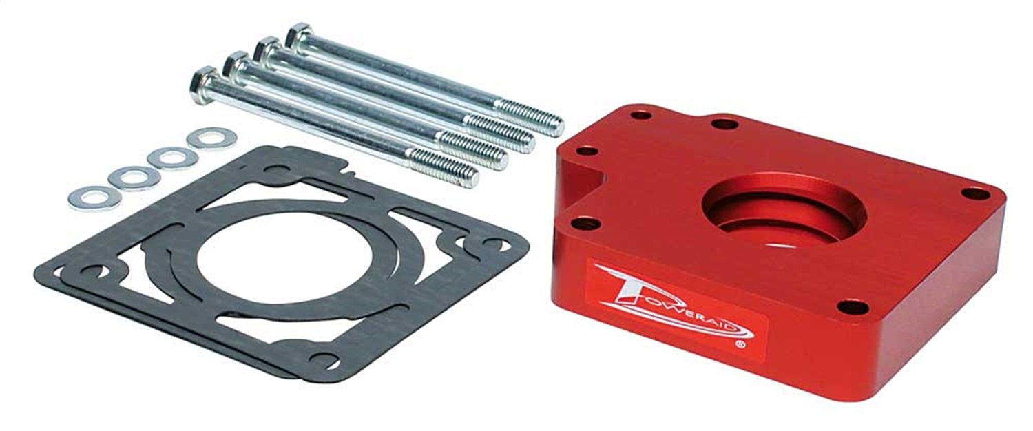 Airaid 400-526 PowerAid Throttle Body Spacer for Improved Engine Performance - Boost Horsepower & Fuel Efficiency - Perfect for Off-Roading & Performance Tuning