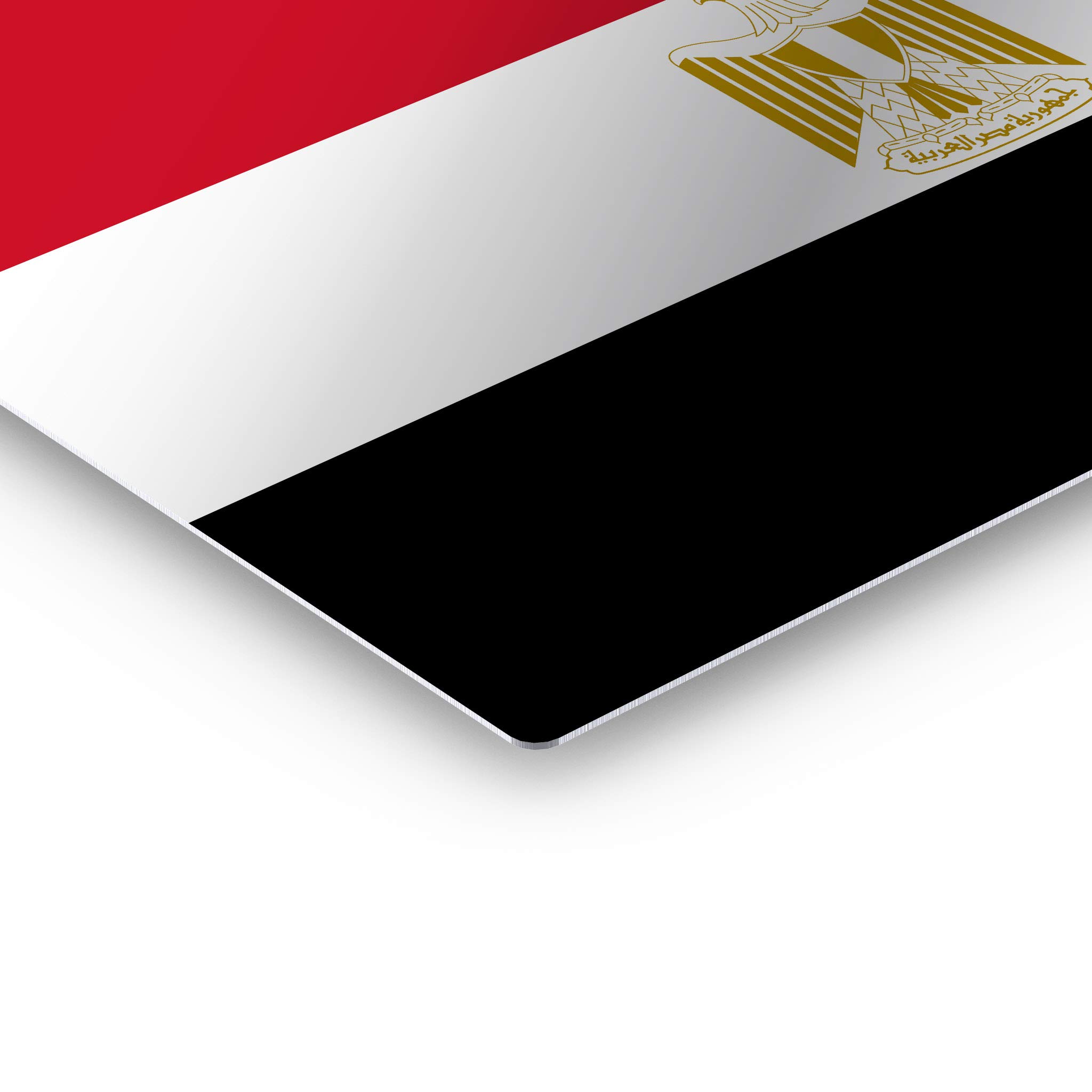 Egypt Flag Metal Wall Art Print - 30x40 Inch Modern Home Decor for Office, Living Room, Dorm, Bedroom & Man Cave | Ready to Hang Made in USA | Perfect for Sports Bars, Game Rooms & Patriotic Displays