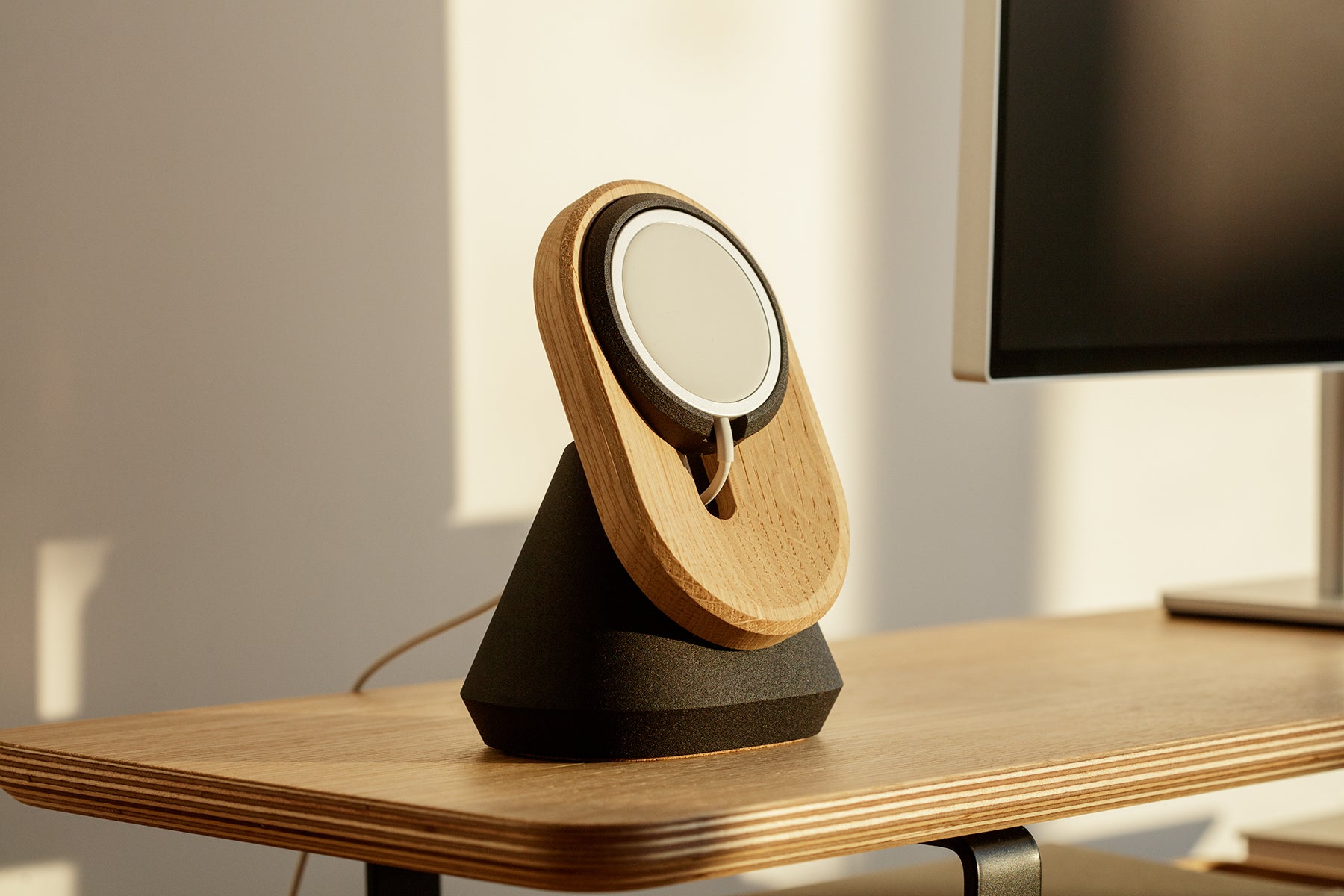 Magnetic MagSafe iPhone Stand Holder - Wireless Charging Dock for iPhone 12/13/14/15 Pro/Max - Perfect for Home, Office & Car Use