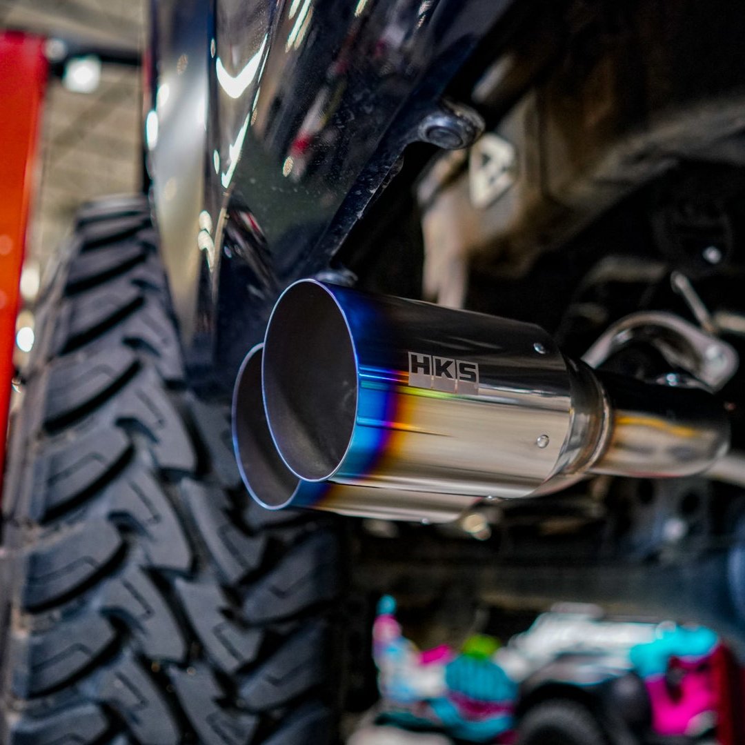 HKS Legamax Trail Master Catback Exhaust System for 2022+ Toyota Tundra - Performance Upgrade for Off-Road & Towing | Stainless Steel Construction, Deep Tone Sound, Easy Installation