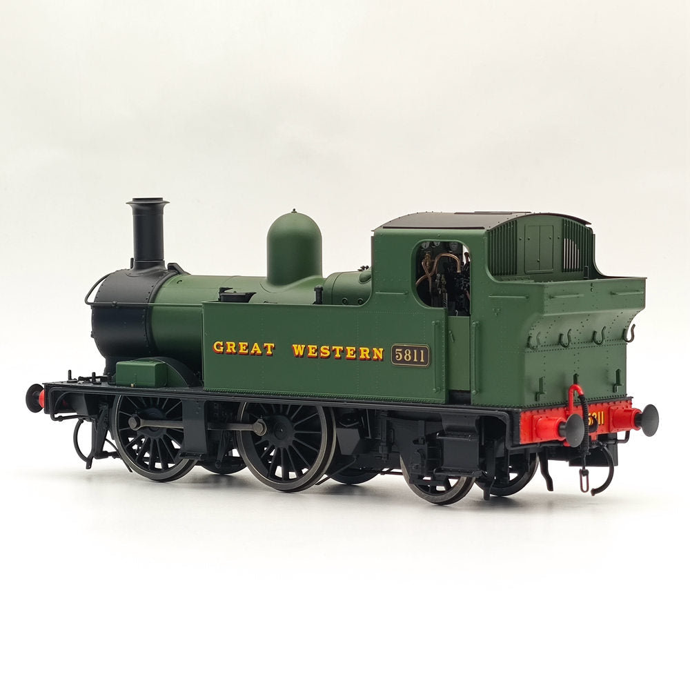 Dapol 7s 006 050 O Gauge 58xx Class Great Western Green 5811 21DCC Model Train Locomotive - Perfect for Collectors & Railway Enthusiasts
