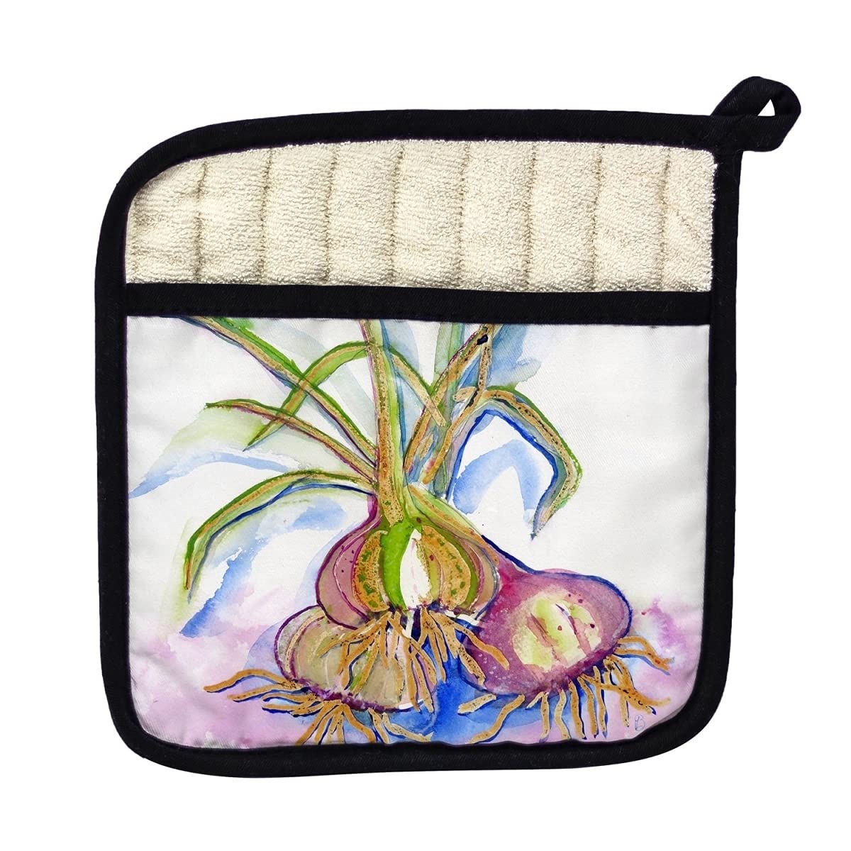Betsy Drake PT1101 Vidalia Onions Pot Holder - Heat Resistant Kitchen Oven Mitt for Cooking, Baking, and Grilling - Perfect Gift for Home Chefs